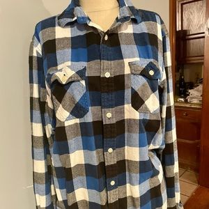 Mens flannel button down